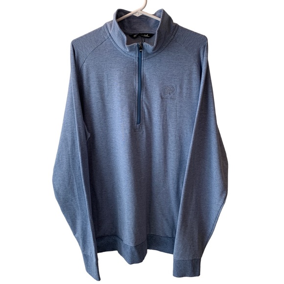 Bench Sweat-Shirt Homme Col Cheminée 1/4 Zip à Pois Plinth Noir
